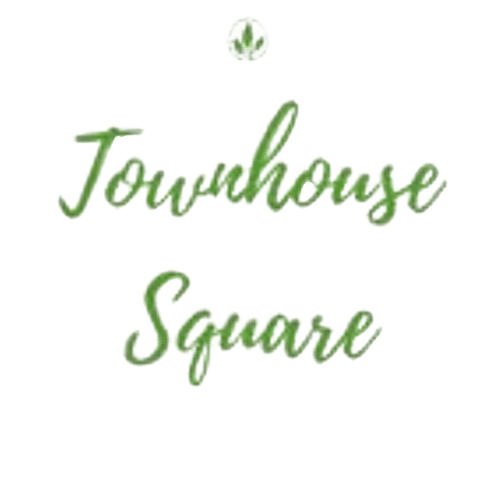 A green text logo that says "Jowhouse Square".